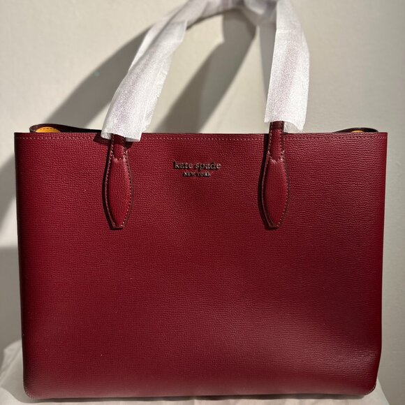 kate spade Handbags - Kate Spade Margaux Large Tote – Deep Cherry Red